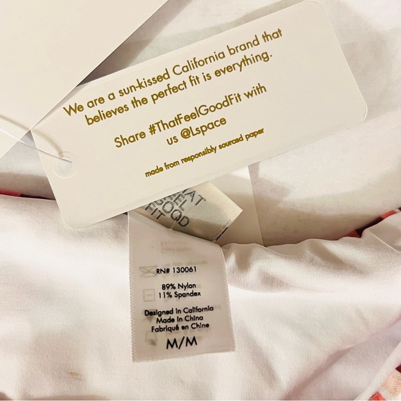 L*Space Bikini Set: Helena Bikini Top and Camacho Bikini Bottom Size Medium - Picture 13 of 16